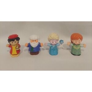 Fisher Price Little People Random Lot of 4 Elsa, Anna, Red Robed Wiseman,  Noah❤